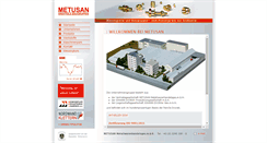 Desktop Screenshot of metusan.at