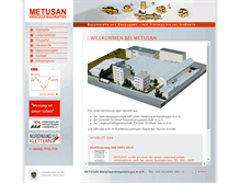 Tablet Screenshot of metusan.at